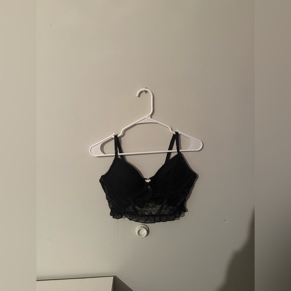 Black Garage Lace Corset- NWT